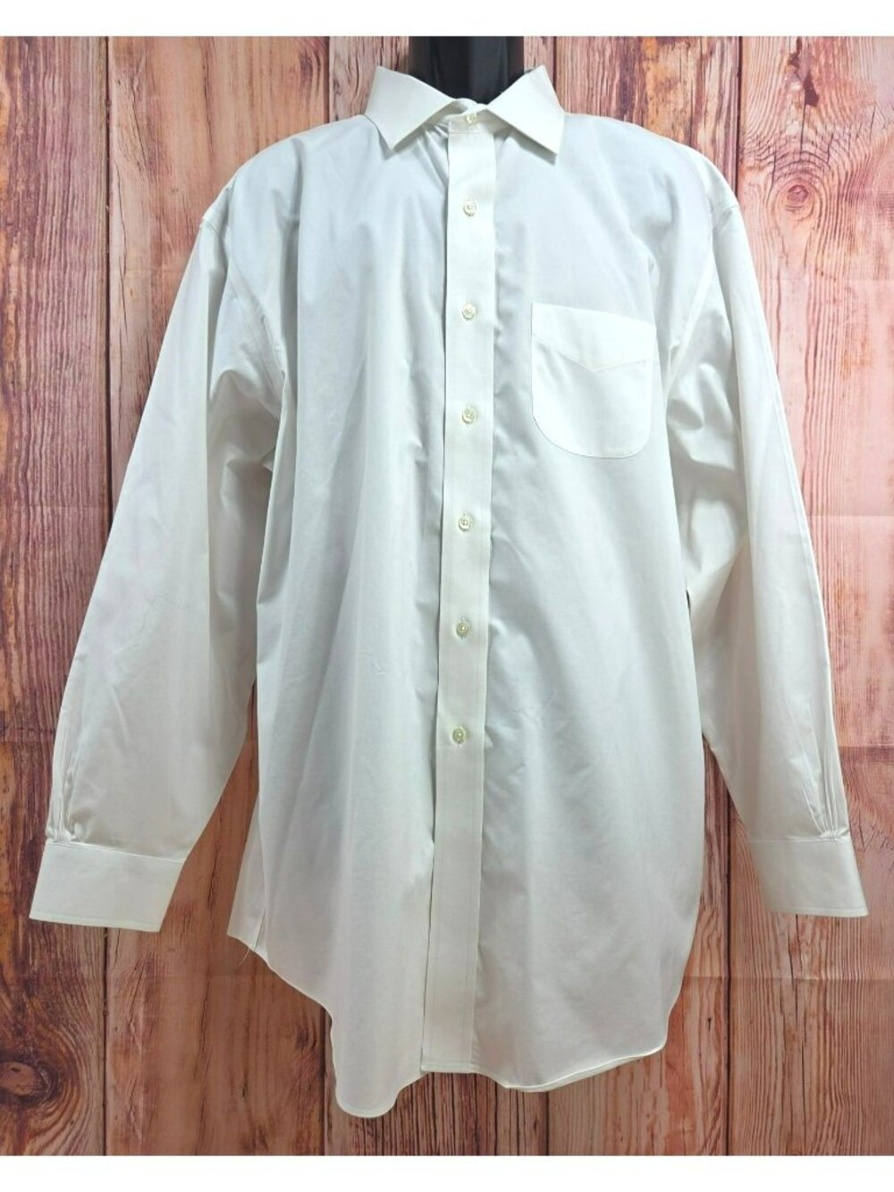 Brooks Brothers Madison Fit 18-35 White Non-Iron Supima Cotton Shirt